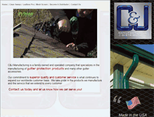 Tablet Screenshot of candjmfg.com
